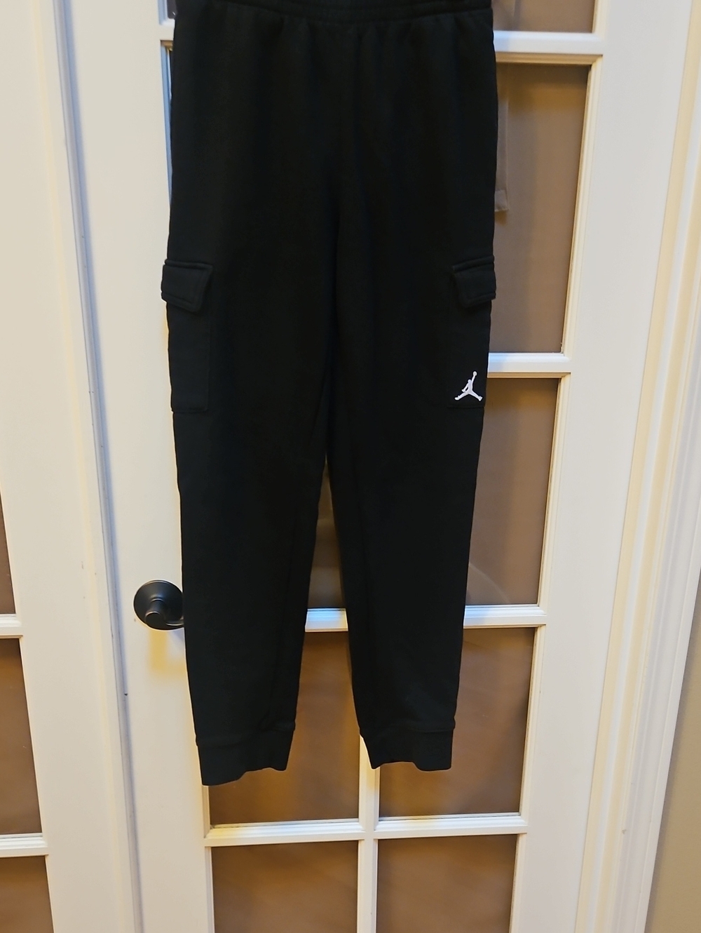 Jordan Black Jogger Cargo Pants with White Jumpman